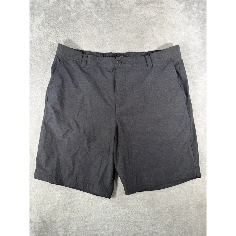Banana Republic Shorts Mens 42 Grey Flat Front Casual Chino